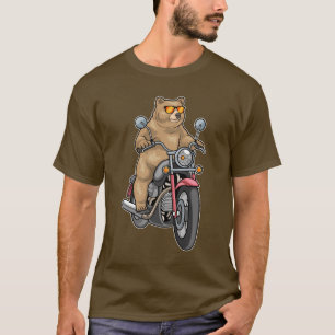 Motorcykel med ben t shirt
