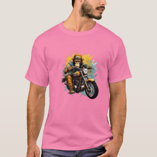 Motorcykel med enkelriktad motor t shirt