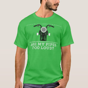 Motorcykel med högt avgasflöde t shirt