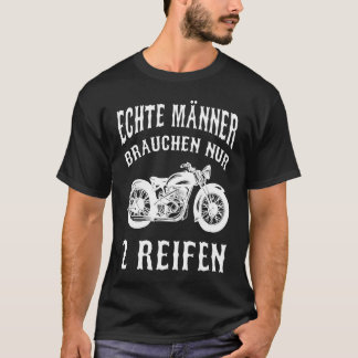 Motorcykel med motorcykelförare t shirt