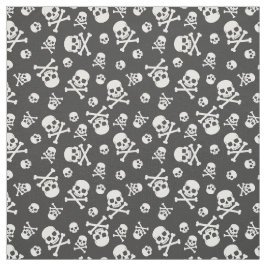 Motorcykel med Skull och tvärben Tyg