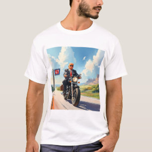 Motorcykel med spårvidd över 47 tecken Sydvästra U T Shirt