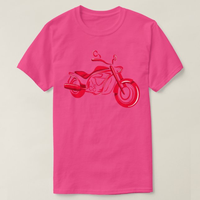 Motorcykel Minimalist T Shirt (Design framsida)