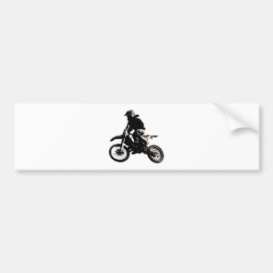 Motorcykel Motocross Bildekal
