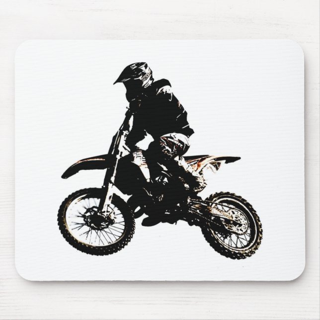 Motorcykel Motocross Musmatta (Framsidan)