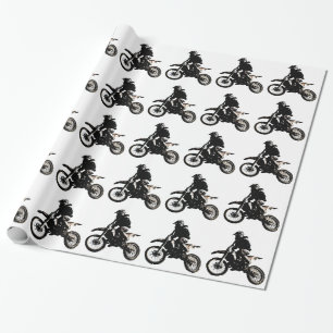 Motorcykel Motocross Presentpapper