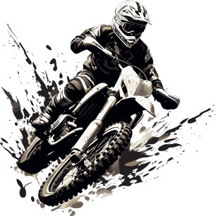 Motorcykel Motorcross Sport Slips