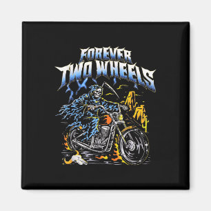 Motorcykel Motorcyclist Biker Chopper Tw Magnet