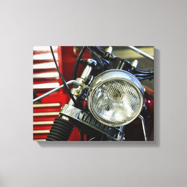Motorcykel Motorcykel Åkare Cykel Canvastryck (Framsida)