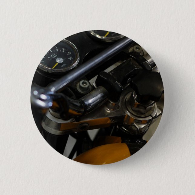 Motorcykel Motorcykel Åkare Förare Knapp (Framsida)