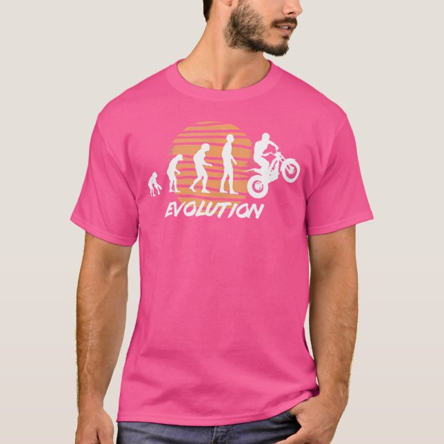 Motorcykel - Motorcykel - Evolution - Gift T Shirt (Framsida)