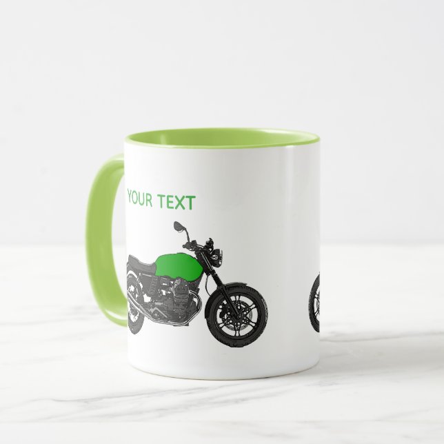 Motorcykel Mugg (Framsida vänster)