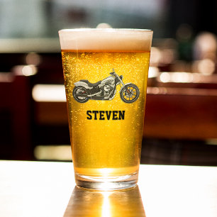 Motorcykel Namn Manar Beer Glaskopp