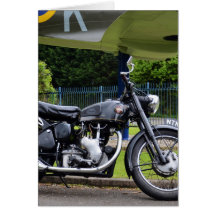 Motorcykel och Spitfire