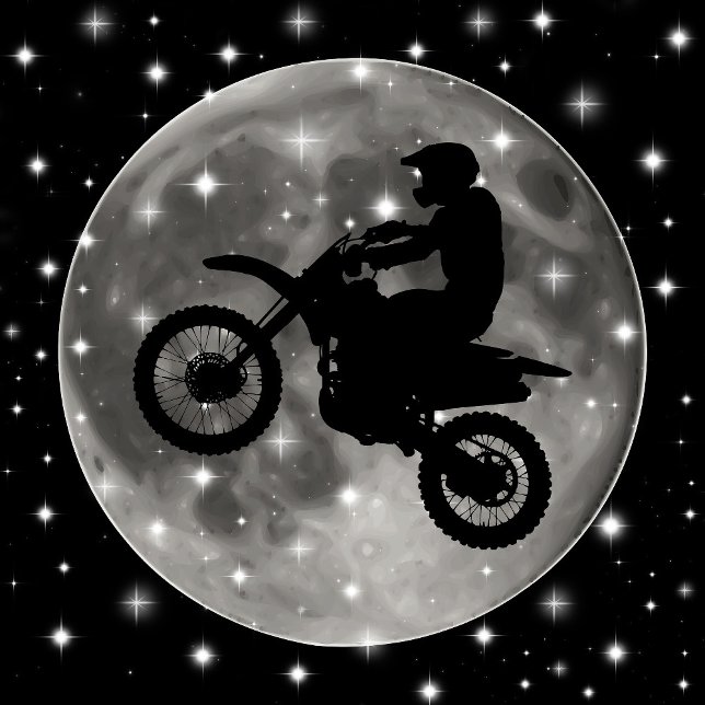 Motorcykel på motorvägen Måne Slips (Skapare uppladdad)