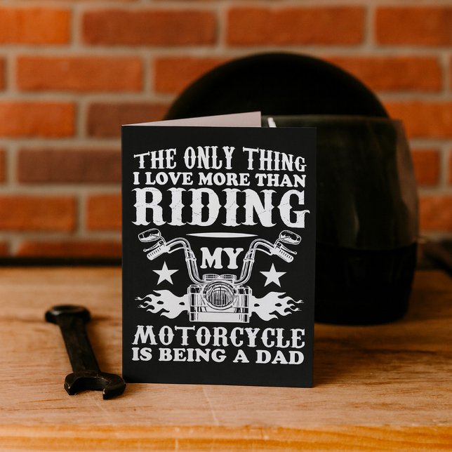 Motorcykel Pappa Biker Kort (Skapare uppladdad)