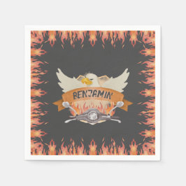 Motorcykel Pappersservett