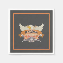 Motorcykel Pappersservett