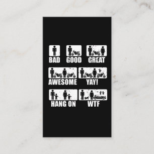 Motorcykel Passion Gift Par Biker Humor Visitkort