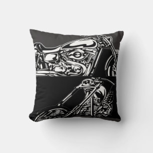 Motorcykel Pillow Kudde