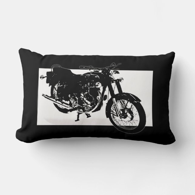 Motorcykel Pillow Lumbarkudde (Framsida)