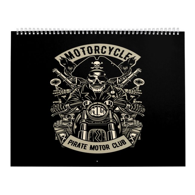 Motorcykel pirat klubb kalender (Omslag)