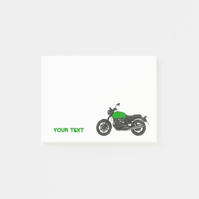 Motorcykel Post-it Block (Framsida)