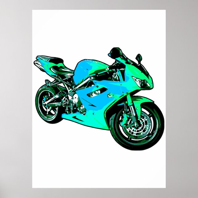 Motorcykel Poster (Framsidan)