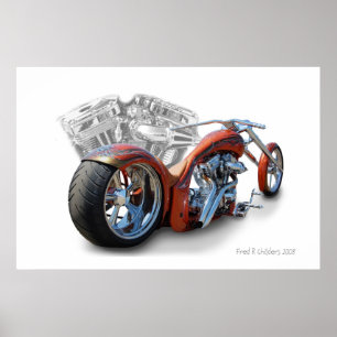 motorcykel poster