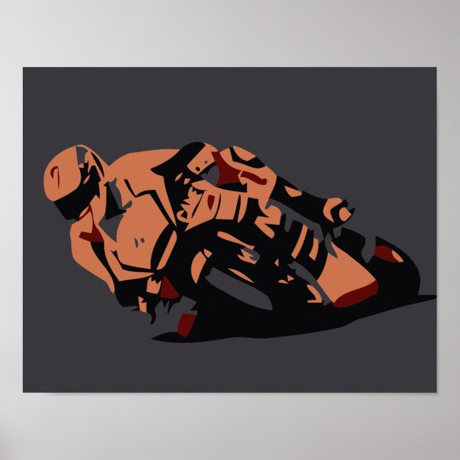 Motorcykel Poster (Framsidan)
