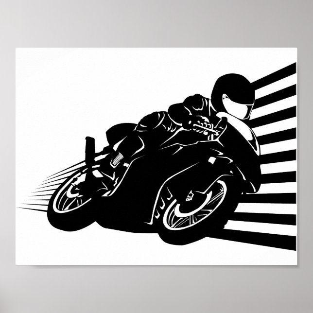 Motorcykel Poster (Framsidan)