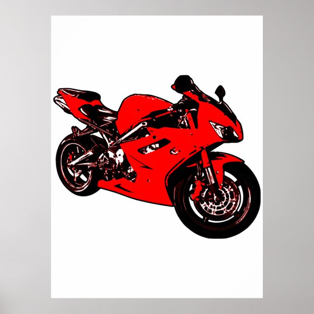 Motorcykel Poster (Framsidan)