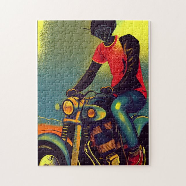 Motorcykel Pussel (Vertikal)