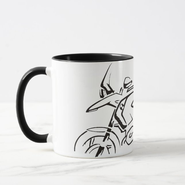Motorcykel Racing Landsvägsmotorcykel Mugg (Vänster)