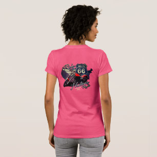 Motorcykel Rid den historiska Route 66 Road Trip T Shirt