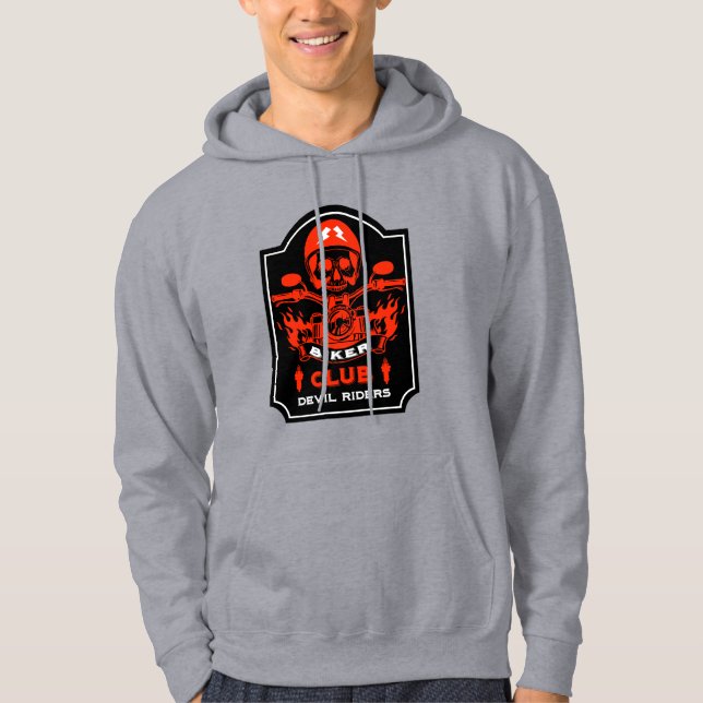 Motorcykel Riders Klubb Hoodie (Framsida)