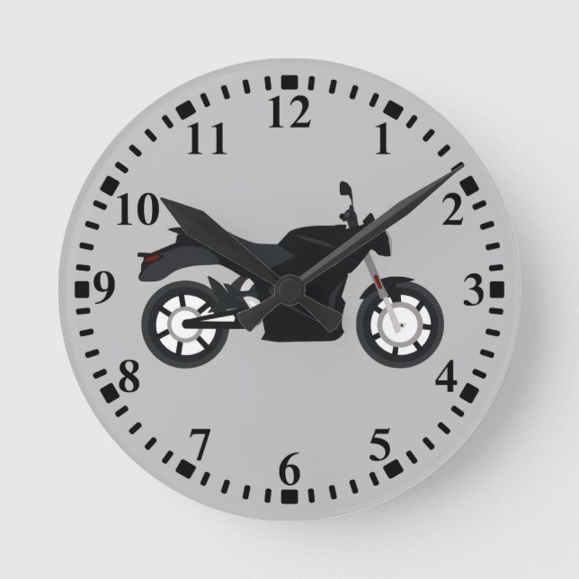 Motorcykel Rund Klocka (Framsida)