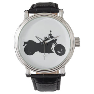 Motorcykel Silhouette Armbandsur