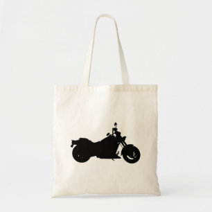 Motorcykel Silhouette Tygkasse