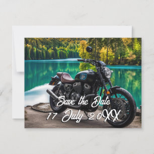 Motorcykel Spara datum meddelande vykort