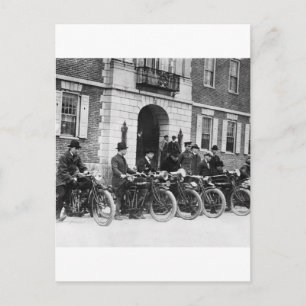 Motorcykel Squad, tidigt 1900-talet Vykort