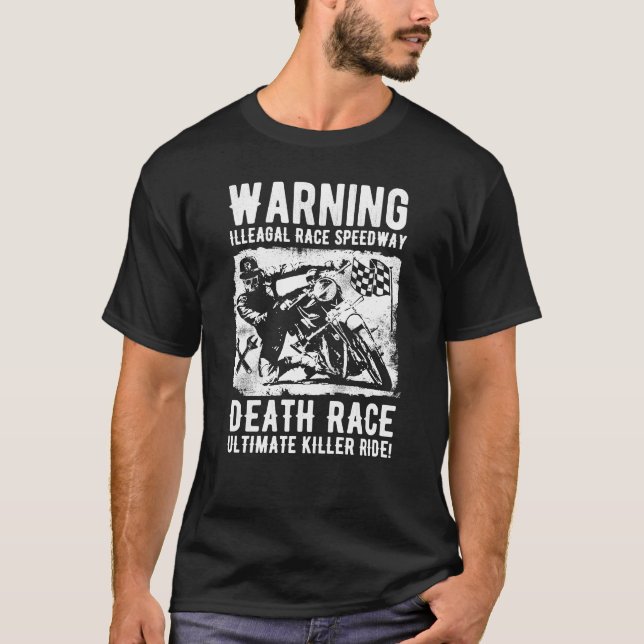 motorcykel t shirt (Framsida)