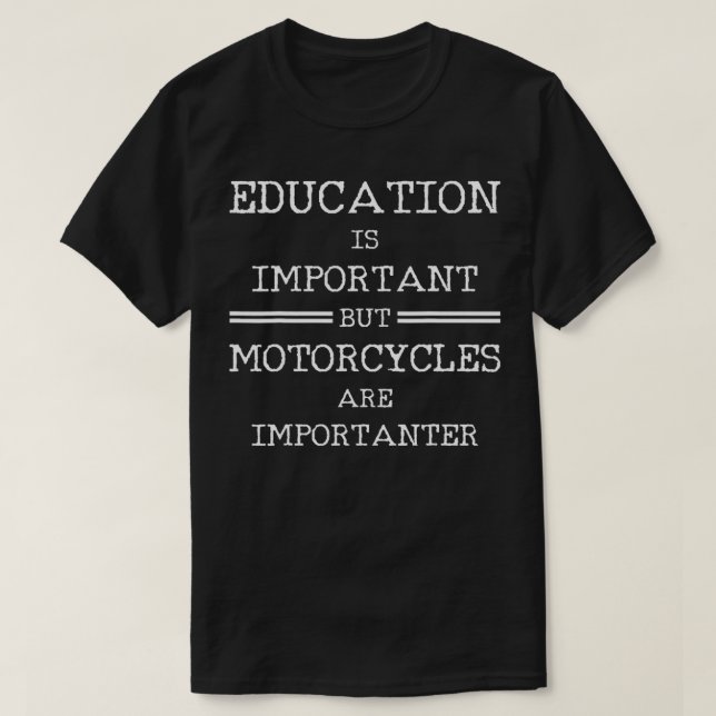 Motorcykel T Shirt (Design framsida)