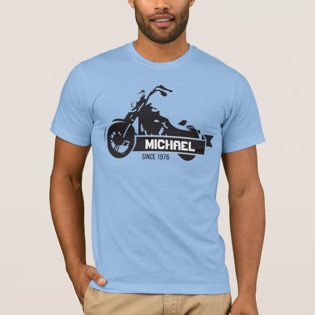 Motorcykel T Shirt (Framsida)