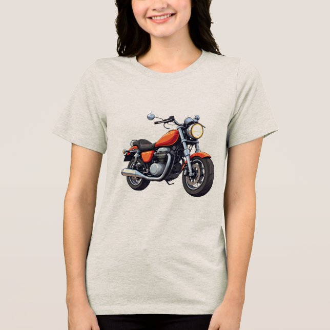Motorcykel T Shirt (Framsida)
