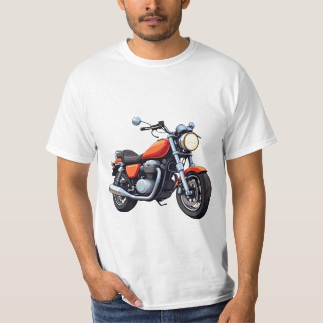 Motorcykel T Shirt (Framsida)