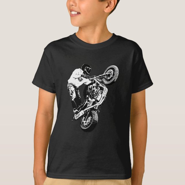 Motorcykel T-Shirt (Framsida)