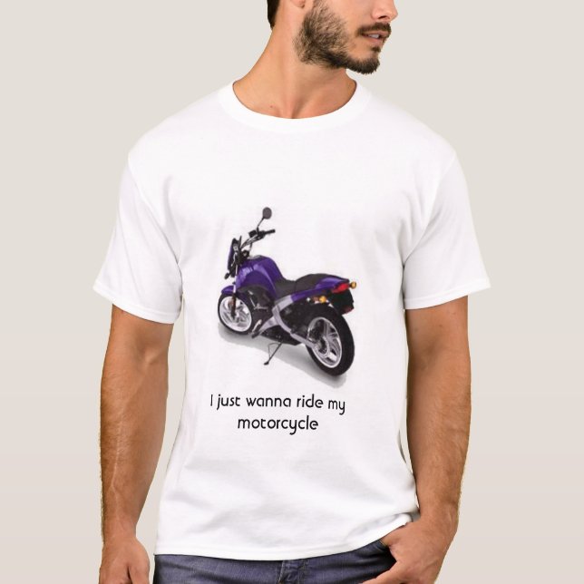 motorcykel t shirt (Framsida)