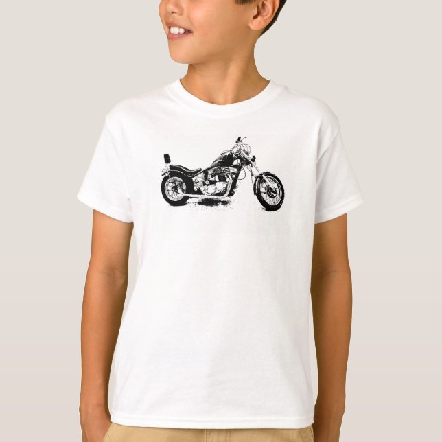 Motorcykel Tee Shirt (Framsida)