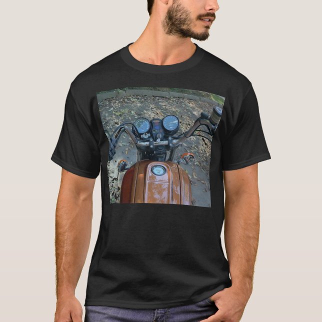 Motorcykel Tee Shirt (Framsida)